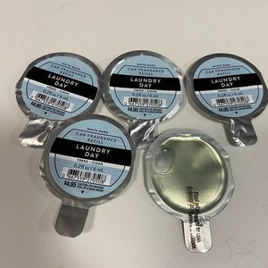 5 BATH BODY WORKS Laundry Day SCENT FRAGRANCE REFILL CAR AIR FRESHENER …